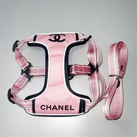 chanel dog collar|chanel dog collar and leash.